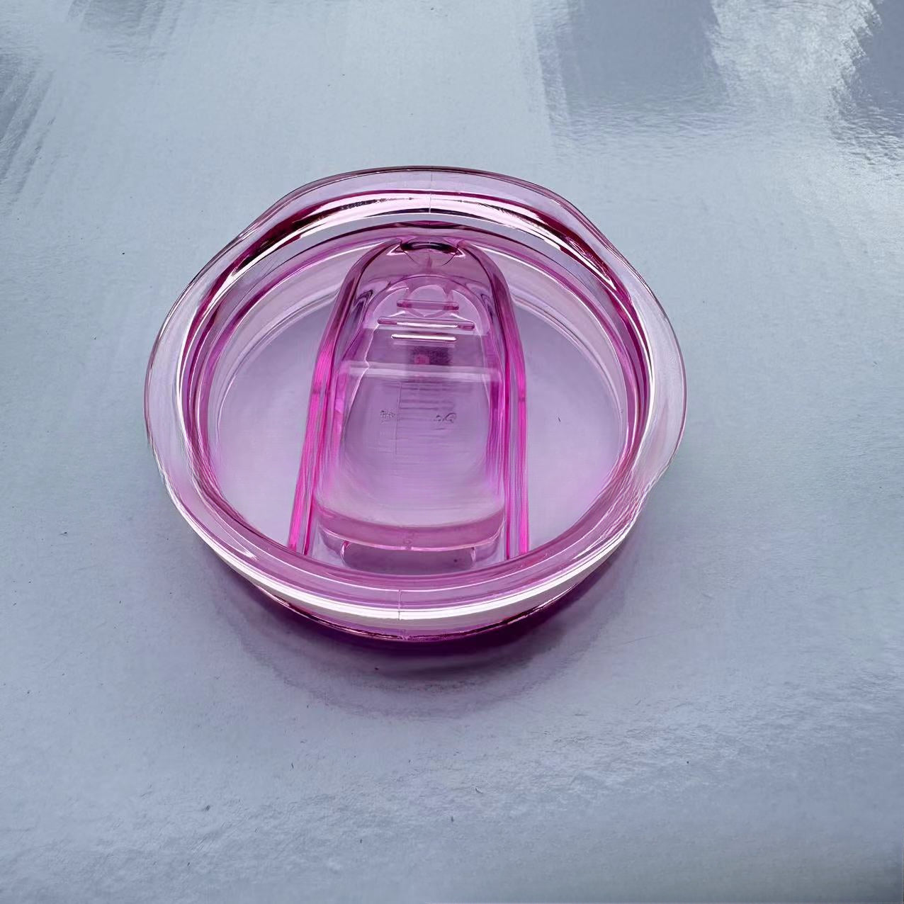 Wholesale 50pcs Glass Colored Stainless Steel Plastic Push Cup Lid